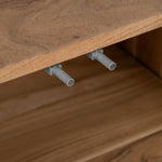 Anrichte CREEL natürlich Kristall Mango-Holz 180 x 40 x 80 cm