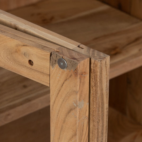 Anrichte CREEL natürlich Kristall Mango-Holz 180 x 40 x 80 cm