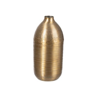 Vase Gold Aluminium 16,5 x 16,5 x 35,5 cm