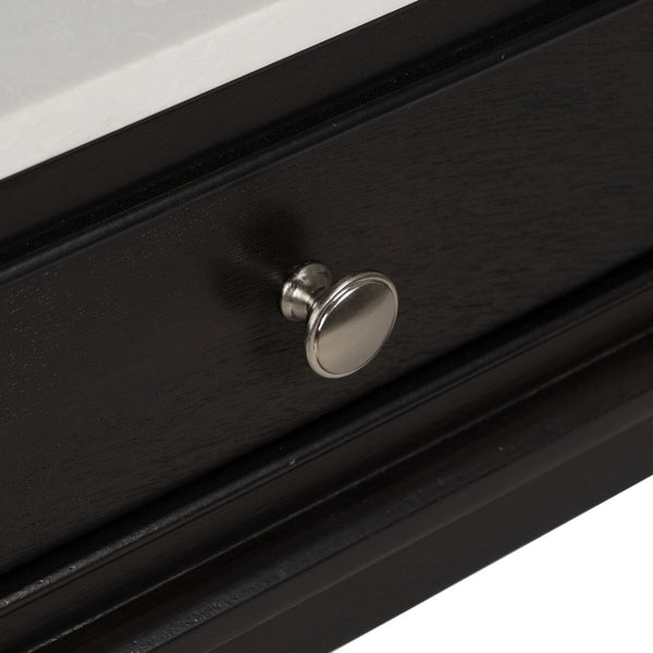 Anrichte MODS Weiß Schwarz Holz MDF 90 x 33 x 76 cm