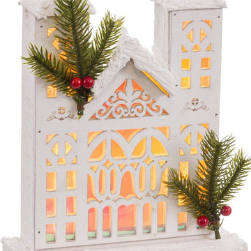 Acessories für die Weihnachtskrippe natürlich Kirche 19 X 8 X 33 CM
