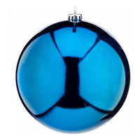 Weihnachtsbaumkugel Ø 20 cm Blau Kunststoff