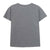 Damen Kurzarm-T-Shirt Snoopy Grau Dunkelgrau
