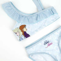 Bikiniunterteil für Mädchen Frozen Hellblau + 8 Jahre