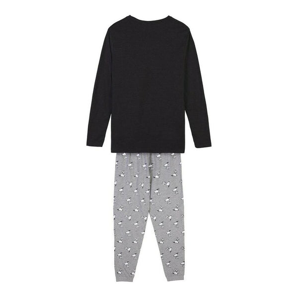 Schlafanzug Snoopy Grau Damen