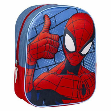 Kinderrucksack 3D Spider-Man Rot