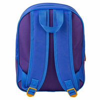 Schulrucksack 3D Sonic Blau 25 x 31 x 9 cm Orange