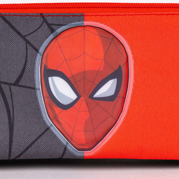Dreifaches Mehrzweck-Etui Spider-Man Rot