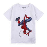 Kurzarm-T-Shirt für Kinder Spider-Man Weiß