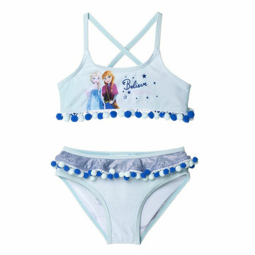 Bikiniunterteil für Mädchen Frozen Blau Hellblau