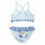 Bikiniunterteil für Mädchen Frozen Blau Hellblau