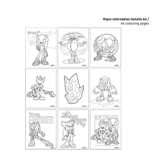 Papierwaren-Set Sonic