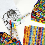 Aufkleber-Satz Marvel Bunt 41 x 58 x 3 cm