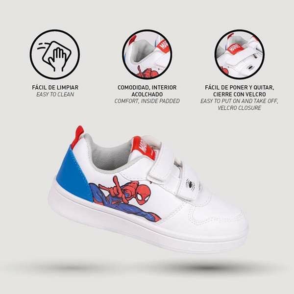 Kinder Sportschuhe Spider-Man Weiß