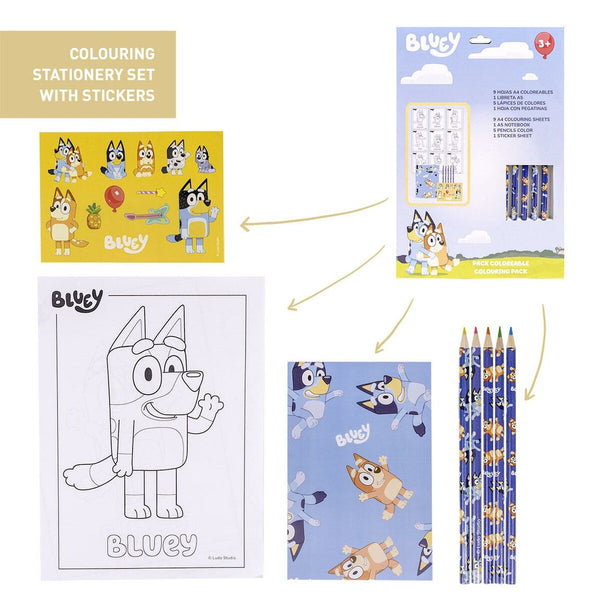 Papierwaren-Set Bluey 16 Stücke