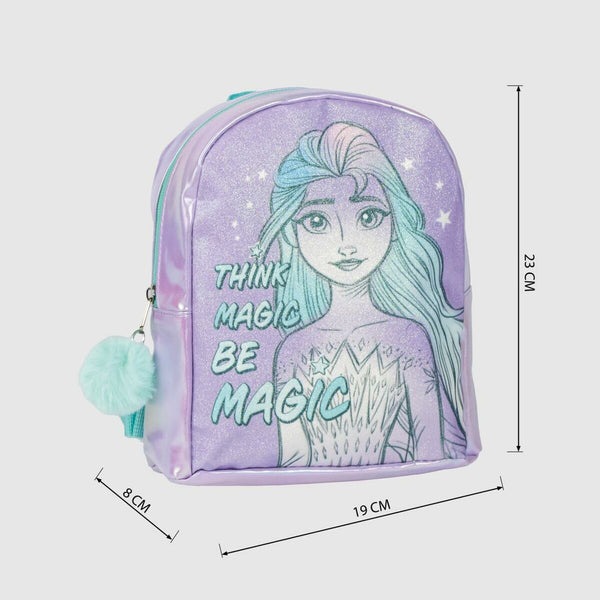 Lässiger Rucksack Frozen Lila 19,0 x 23,0 x 8,0 cm