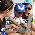 Kinderkappe mit Ohrenklappen Sonic