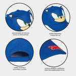 Kinderkappe mit Ohrenklappen Sonic