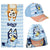 Kinder-Sommerset Bluey Blau 3 Stücke