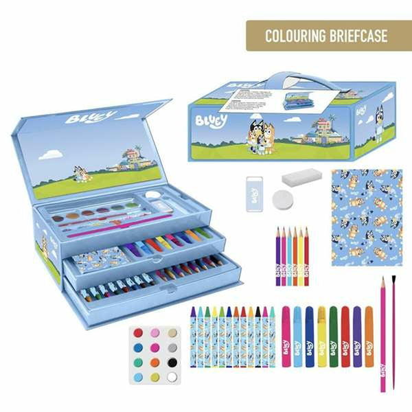 Papierwaren-Set Bluey Blau 52 Stücke
