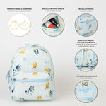 Schulrucksack Bluey Hellblau 22 x 27 x 9 cm