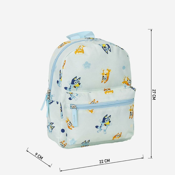 Schulrucksack Bluey Hellblau 22 x 27 x 9 cm
