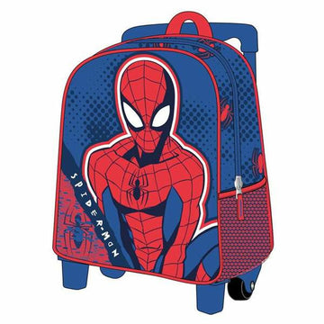 Schulrucksack 3D mit Rädern Spider-Man