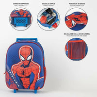 Schulrucksack 3D mit Rädern Spider-Man