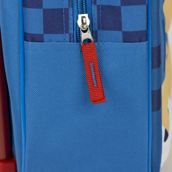 Schulrucksack 3D mit Rädern Sonic