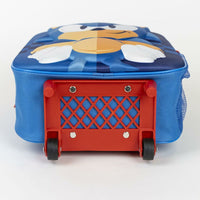 Schulrucksack 3D mit Rädern Sonic