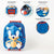 Schulrucksack 3D mit Rädern Sonic