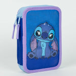 Federmäppchen Stitch Blau 12,5 x 19,5 x 4,5 cm