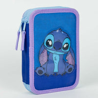 Federmäppchen Stitch Blau 12,5 x 19,5 x 4,5 cm