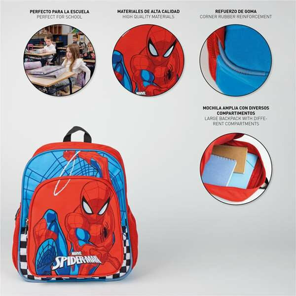 Schulrucksack Spider-Man Rot 31 x 12 x 38 cm