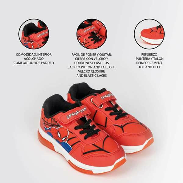 Turnschuhe mit LED Spider-Man (Restauriert A)