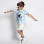 Bekleidungs-Set Stitch Hellblau
