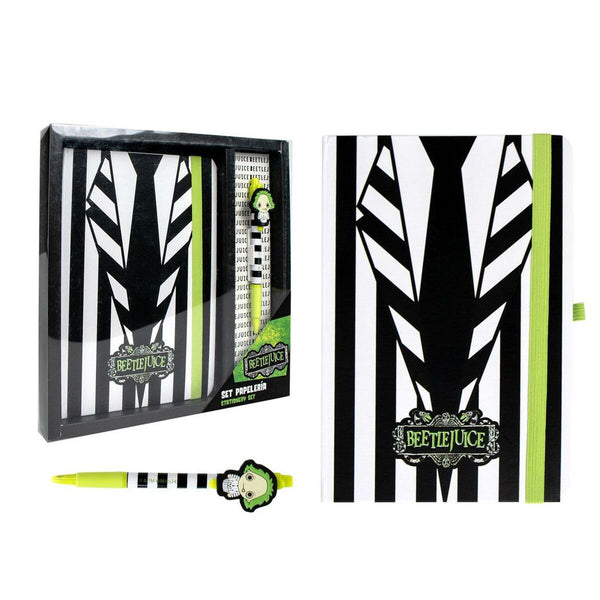 Papierwaren-Set Beetlejuice Weiß
