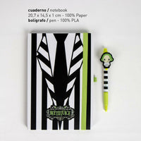 Papierwaren-Set Beetlejuice Weiß
