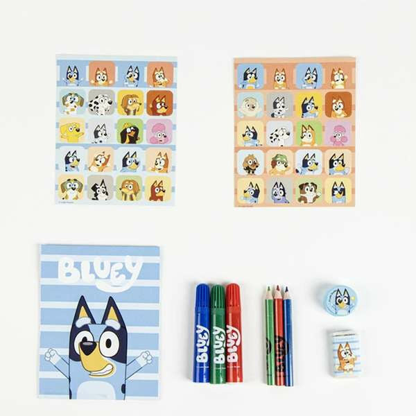 Papierwaren-Set Bluey Blau