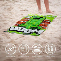 Strandbadetuch Minecraft Polyester