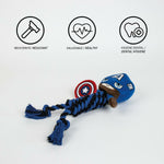 Beißring für Hunde Marvel Blau 9,5 x 30 x 9,5 cm