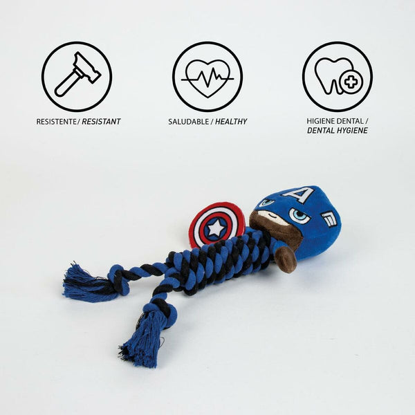 Beißring für Hunde Marvel Blau 9,5 x 30 x 9,5 cm