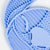Anti-Rutsch-Matte Stitch Blau