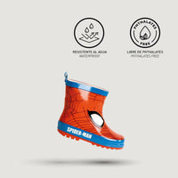 Kinder Gummistiefel Spider-Man Rot