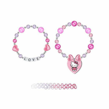 Armband für Mädchen Hello Kitty Pink 3 Stücke