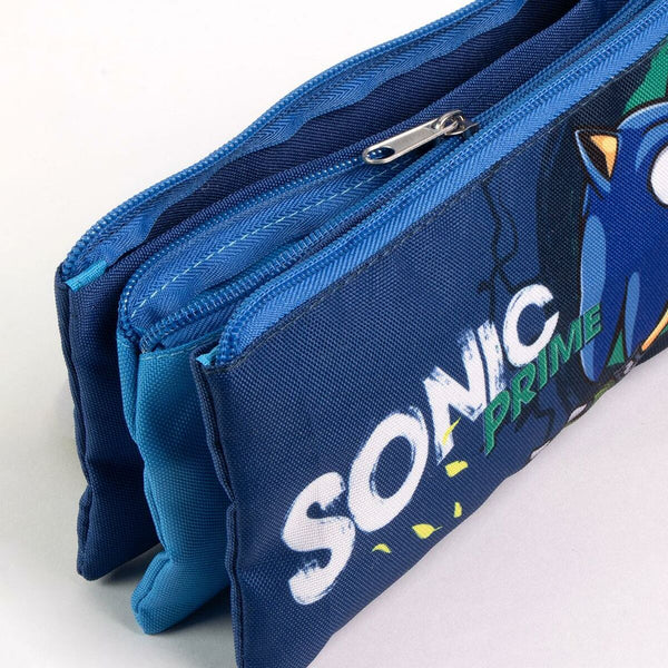 Schulmäppchen Sonic Hellblau