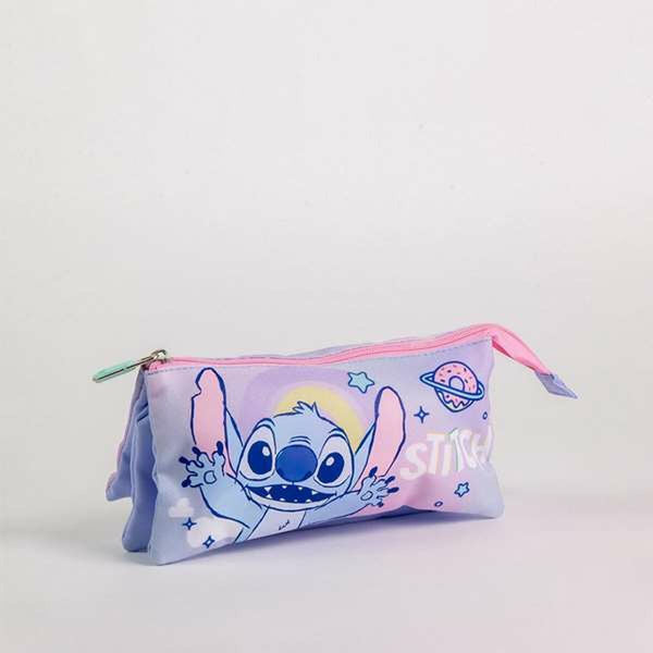 Allzwecktasche Stitch Lila 2,2 x 1,1 x 22,5 cm