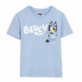 Jungen Kurzarm-T-Shirt Bluey Hellblau