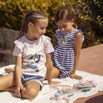 Kurzarm-T-Shirt für Kinder Bluey Rosa Hellrosa