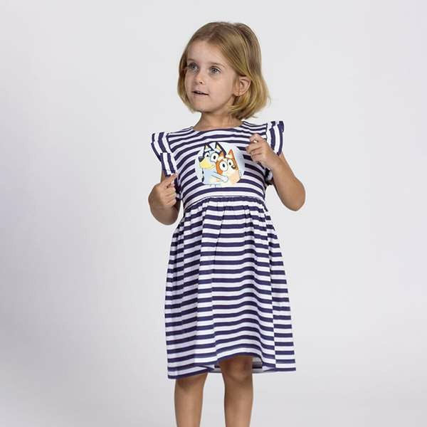 Kleid Bluey Dunkelblau Mädchen